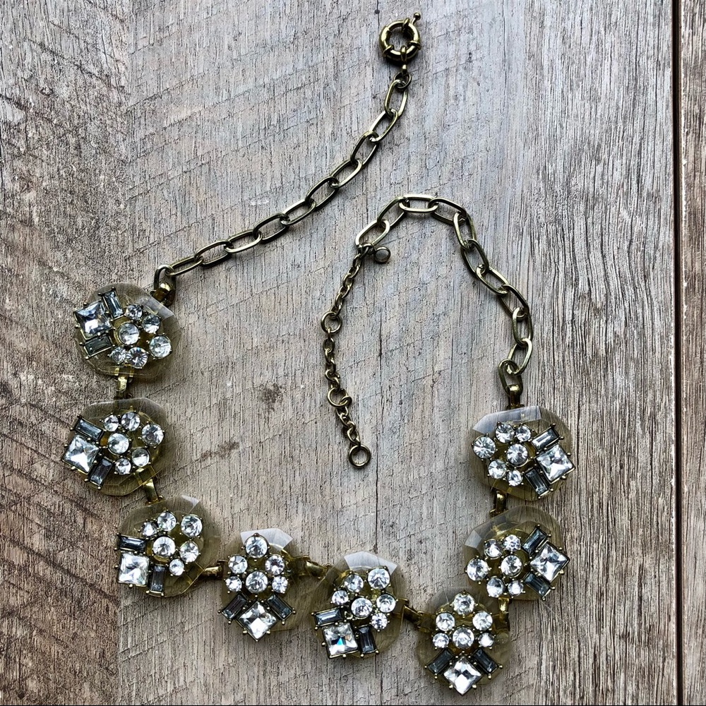 Vintage Glamor Necklace, Vintage Wedding, J Crew style, Preppy